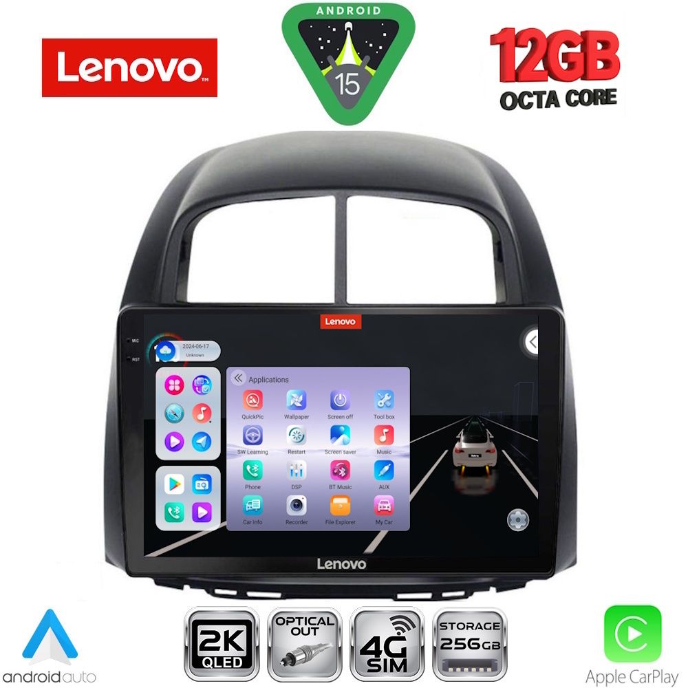 SSZ12124_15 LENOVO SSZ 12124_CPA (10inc) MULTIMEDIA TABLET for DAIHATSU SIRION mod. 2006-2012 - Image 1