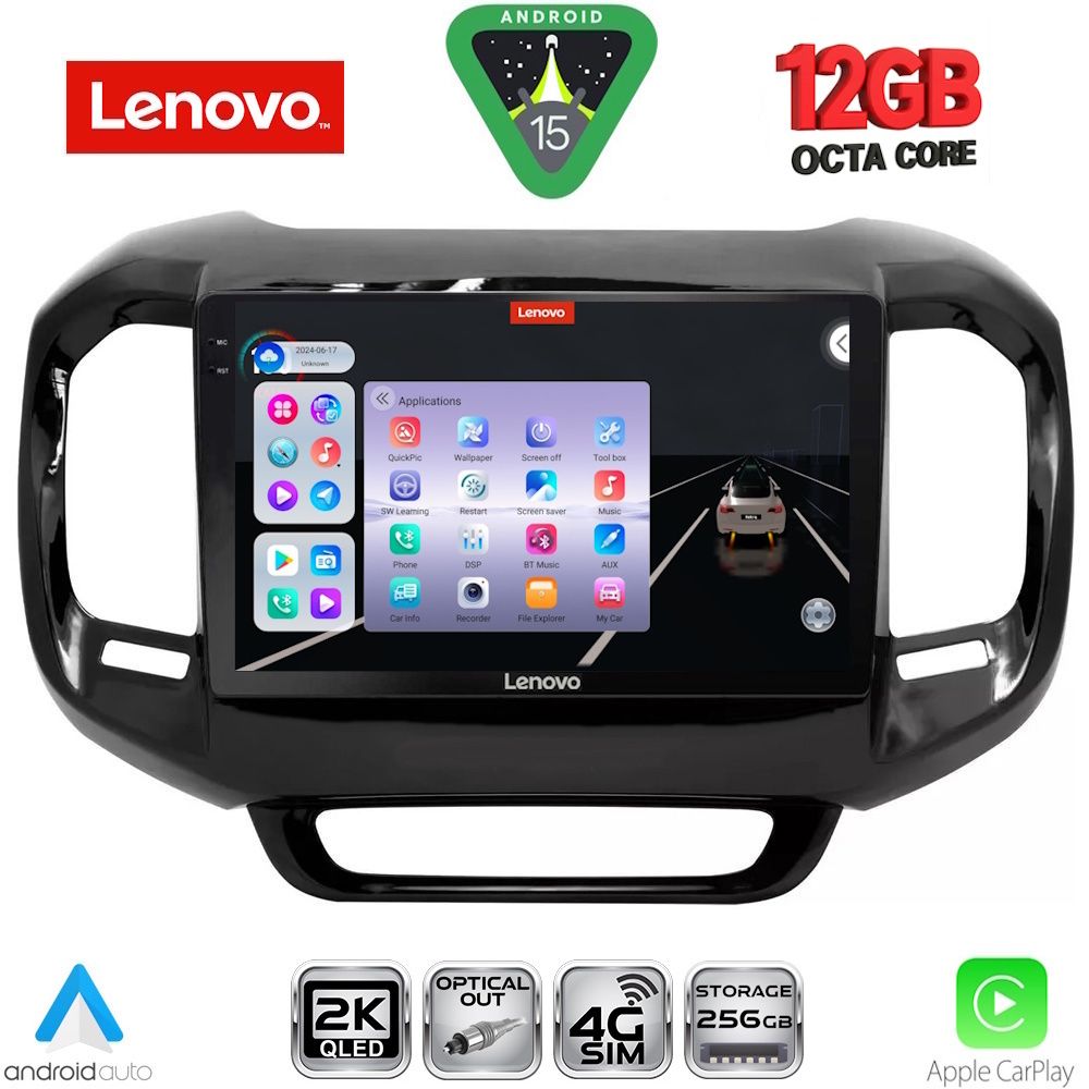 SSZ12127_15 LENOVO SSZ 12127_CPA (9inc) MULTIMEDIA TABLET for FIAT TORO mod. 2017-2026 - Image 1