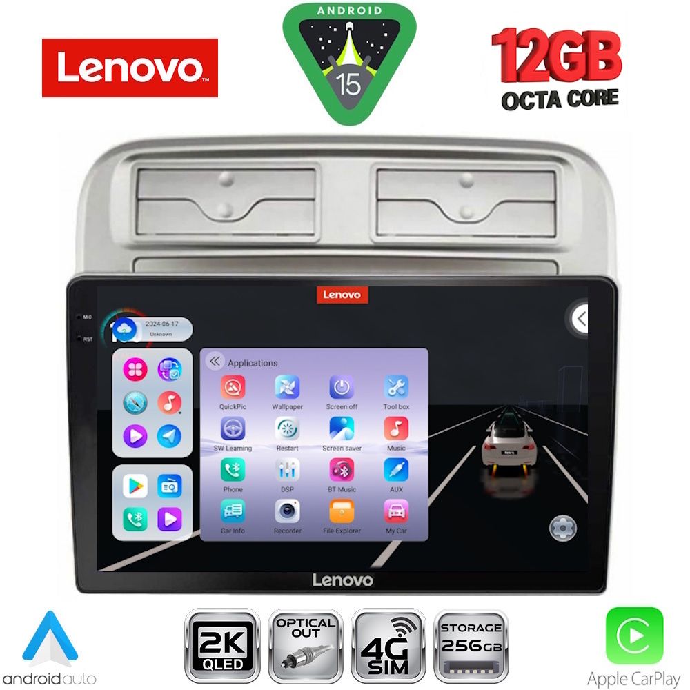 SSZ12128_15 LENOVO SSZ 12128_CPA (9inc) MULTIMEDIA TABLET for FIAT GRANDE PUNTO mod. 2005-2012 - Image 1