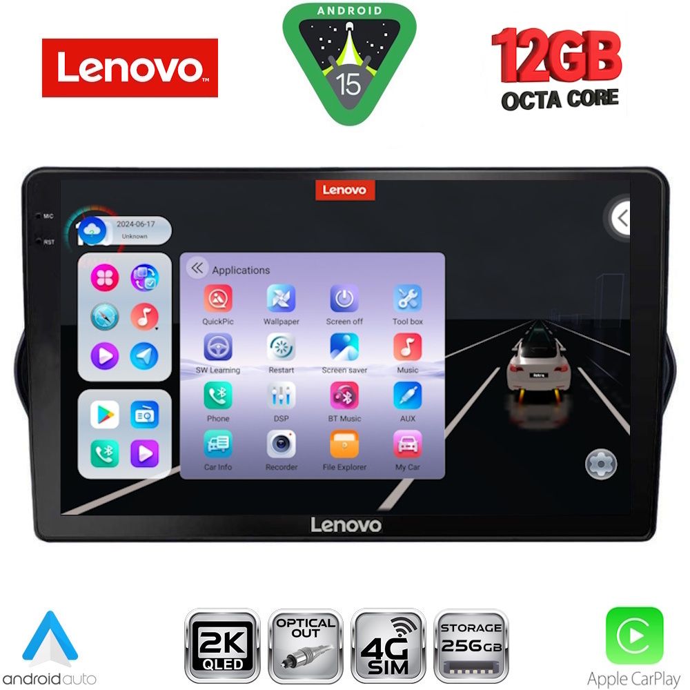 SSZ12148_15 LENOVO SSZ 12148_CPA (9inc) MULTIMEDIA TABLET for FIAT TIPO mod. 2015-2023 - Image 1