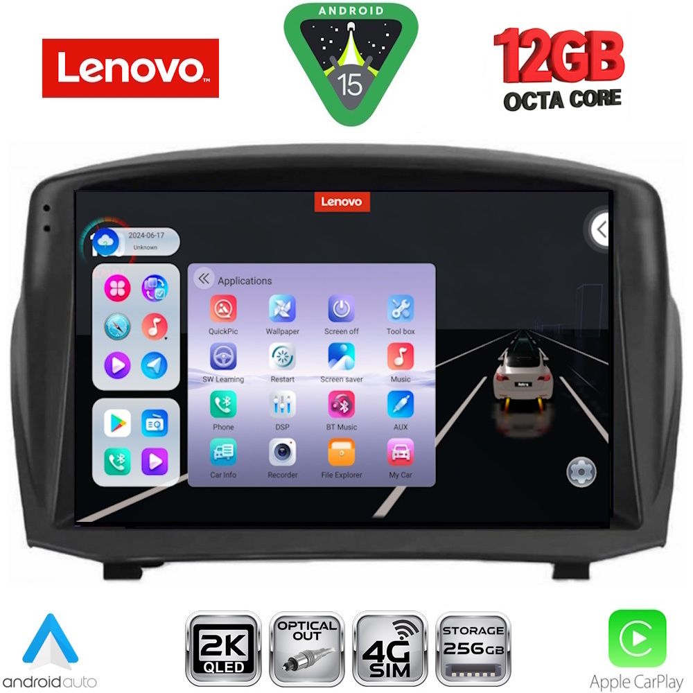SSZ12154B_15 LENOVO SSZ 12154B_CPA (9inc) MULTIMEDIA TABLET for FORD FIESTA mod. 2008-2017 - Image 1