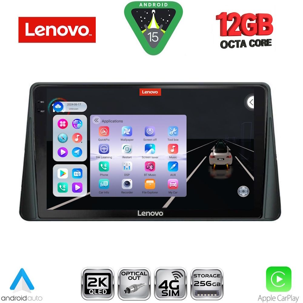 SSZ12158_15 LENOVO SSZ 12158_CPA (9inc) MULTIMEDIA TABLET for FORD FOCUS mod. 2019-2025 - Image 1