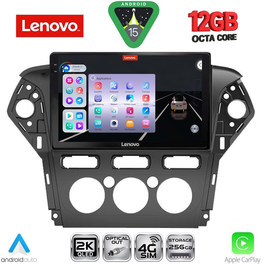 SSZ12163AC_15 LENOVO SSZ 12163_CPA A/C (10inc) MULTIMEDIA TABLET for FORD MONDEO mod. 2011-2013 - Image 1