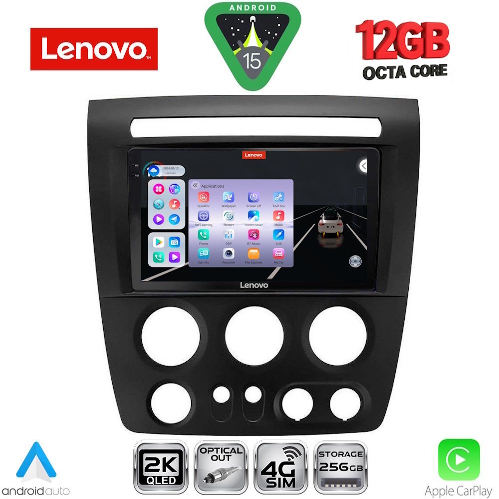 SSZ12218_15 LENOVO SSZ 12218_CPA (9inc) MULTIMEDIA TABLET for HUMMER H3 mod. 2005-2009 - Image 1