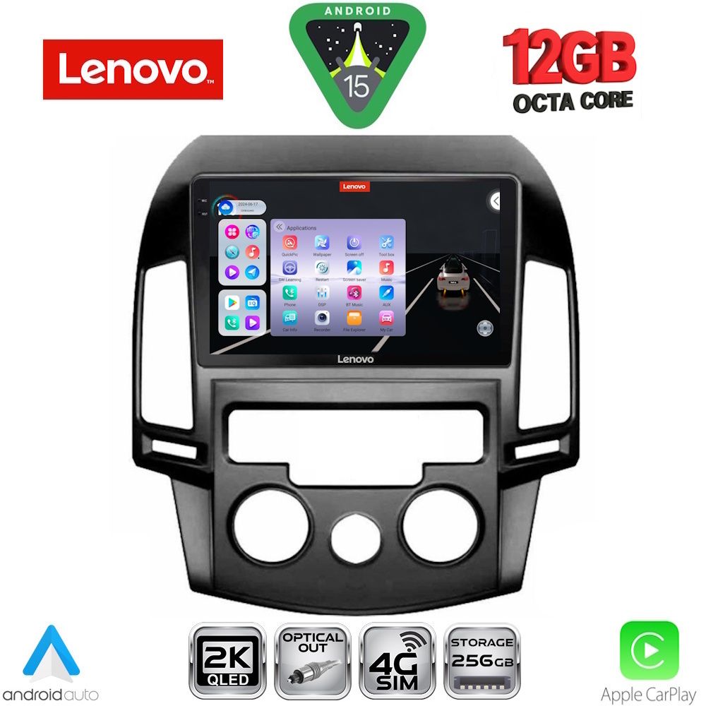 SSZ12231AC_15 LENOVO SSZ 12231_CPA A/C (9inc) MULTIMEDIA TABLET for HYUNDAI i30 mod. 2007-2012 - Image 1