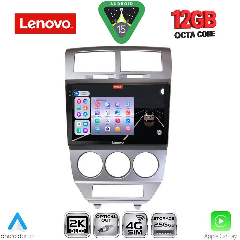 SSZ12275_15 LENOVO SSZ 12275_CPA (10inc) MULTIMEDIA TABLET for DODGE CALIBER mod. 2006-2012 - Image 1