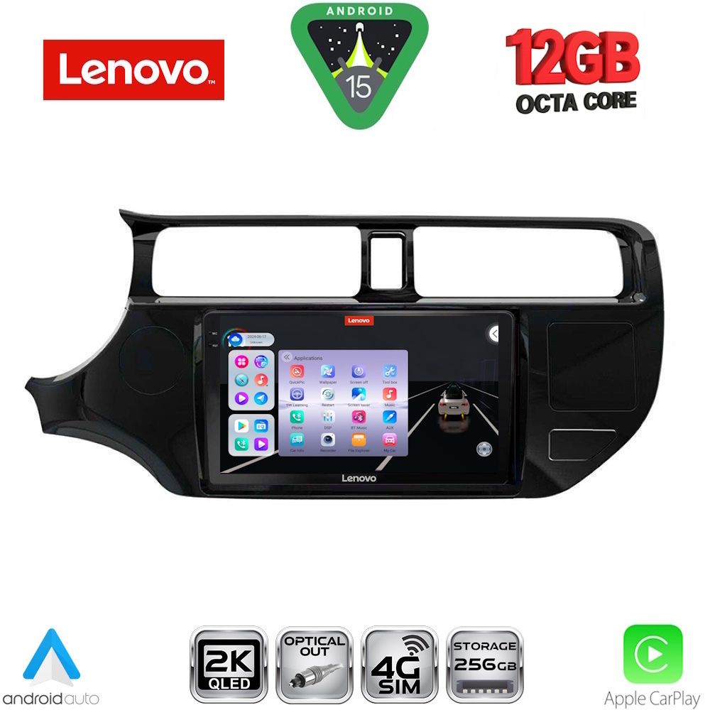 SSZ12314_15 LENOVO SSZ 12314_CPA (9inc) MULTIMEDIA TABLET for KIA RIO mod. 2012-2015 - Image 1