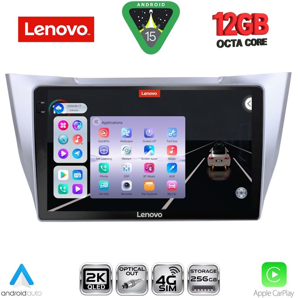 SSZ12345SL_15 LENOVO SSZ 12345SL_CPA (10inc) MULTIMEDIA TABLET for LEXUS RX 300 – 400 mod. 2003-2008 - Image 1