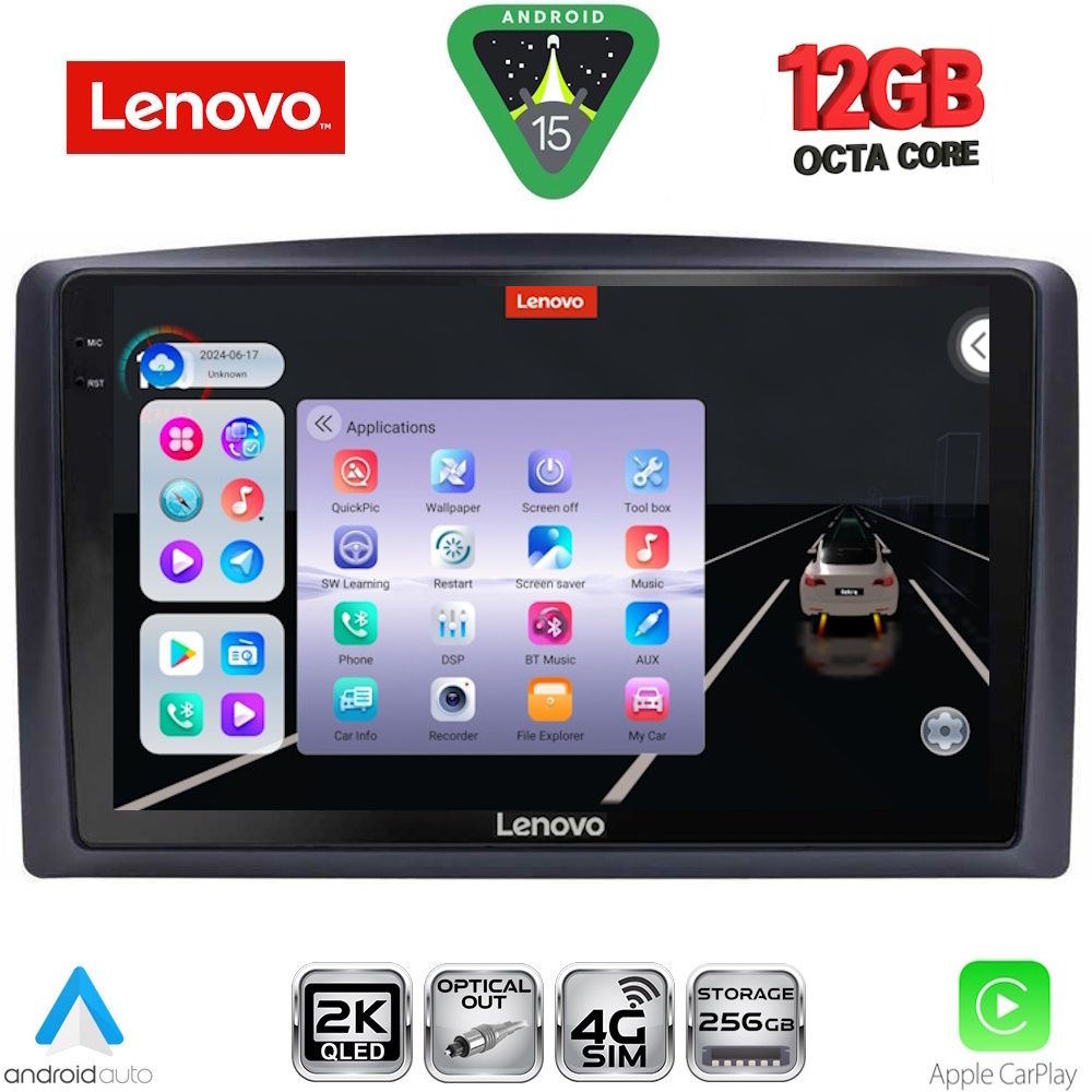 SSZ12421_15 LENOVO SSZ 12421_CPA (10inc) MULTIMEDIA TABLET for MERCEDES VITO – VIANO (W447) mod. 2015-2022 - Image 1