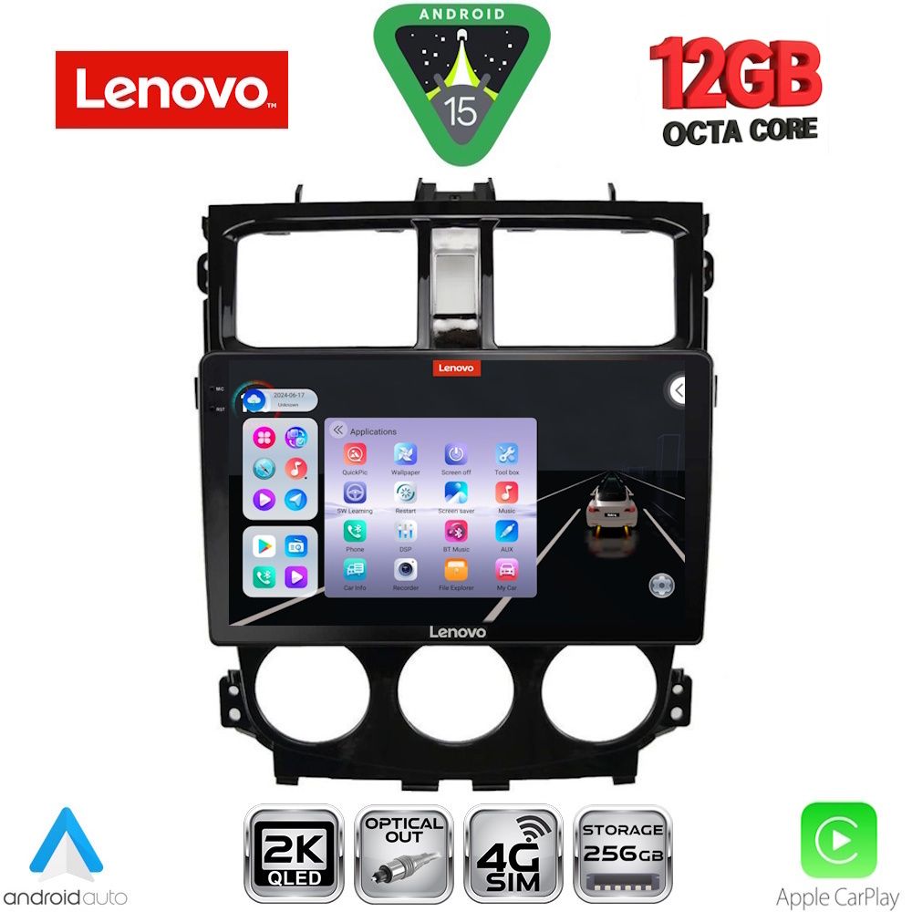 SSZ12435_15 LENOVO SSZ 12435_CPA (9inc) MULTIMEDIA TABLET for MITSUBISHI COLT mod. 2013-2023 - Image 1