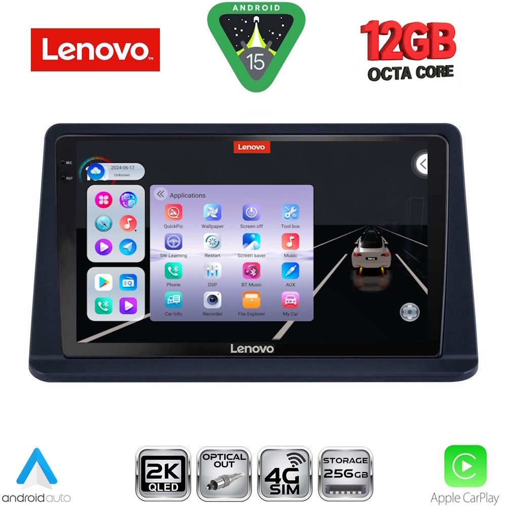 SSZ12445_15 LENOVO SSZ 12445_CPA (9inc) MULTIMEDIA TABLET for MITSUBISHI PAJERO mod. 1999-2006 - Image 1
