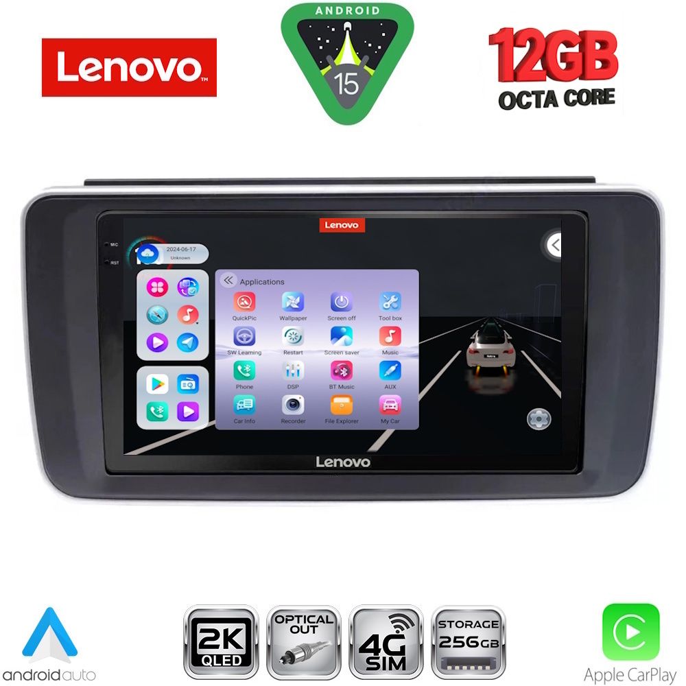 SSZ12473_15 LENOVO SSZ 12473_CPA (9inc) MULTIMEDIA TABLET for NISSAN LEAF mod. 2018-2026 - Image 1