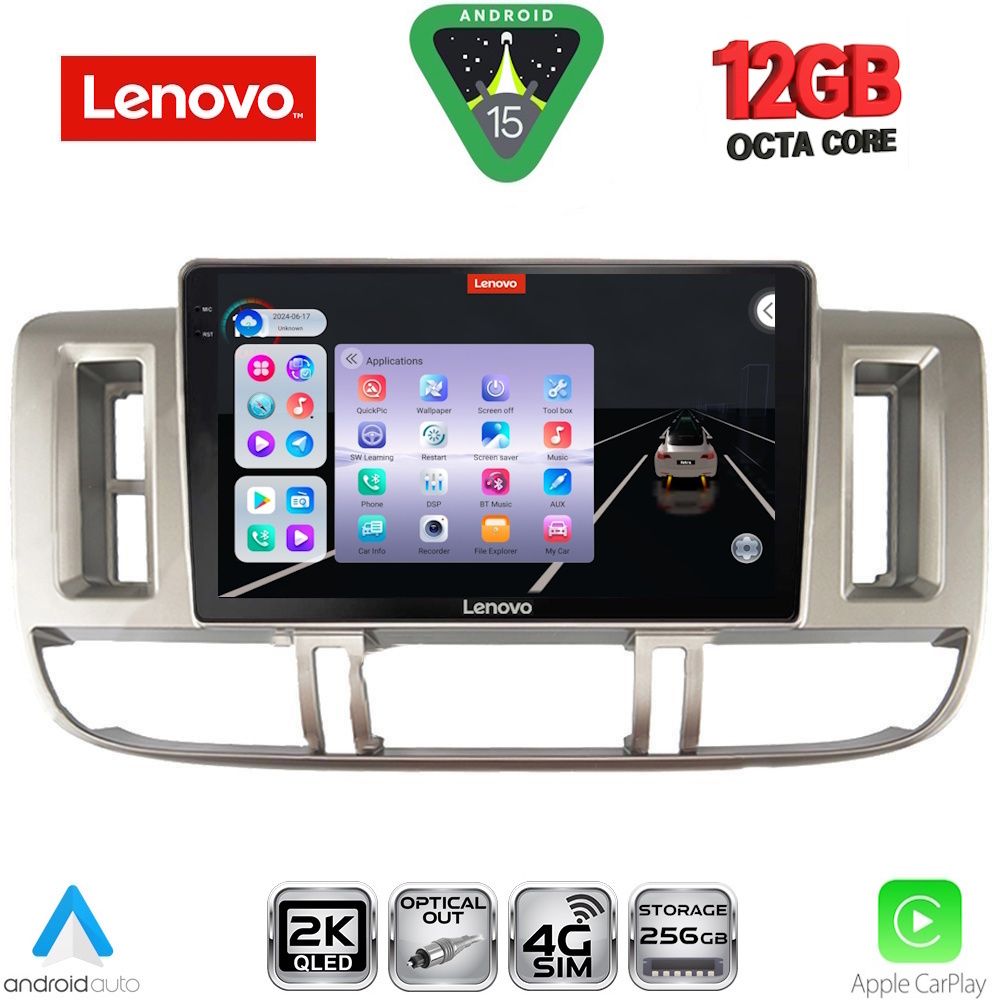 SSZ12474_15 LENOVO SSZ 12474_CPA (9inc) MULTIMEDIA TABLET for NISSAN XTRAIL mod. 2000-2004 - Image 1
