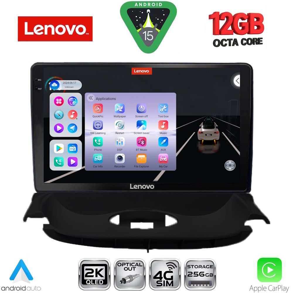 SSZ12505_15 LENOVO SSZ 12505_CPA (9inc) MULTIMEDIA TABLET for PEUGEOT 206 mod. 1998-2006 - Image 1