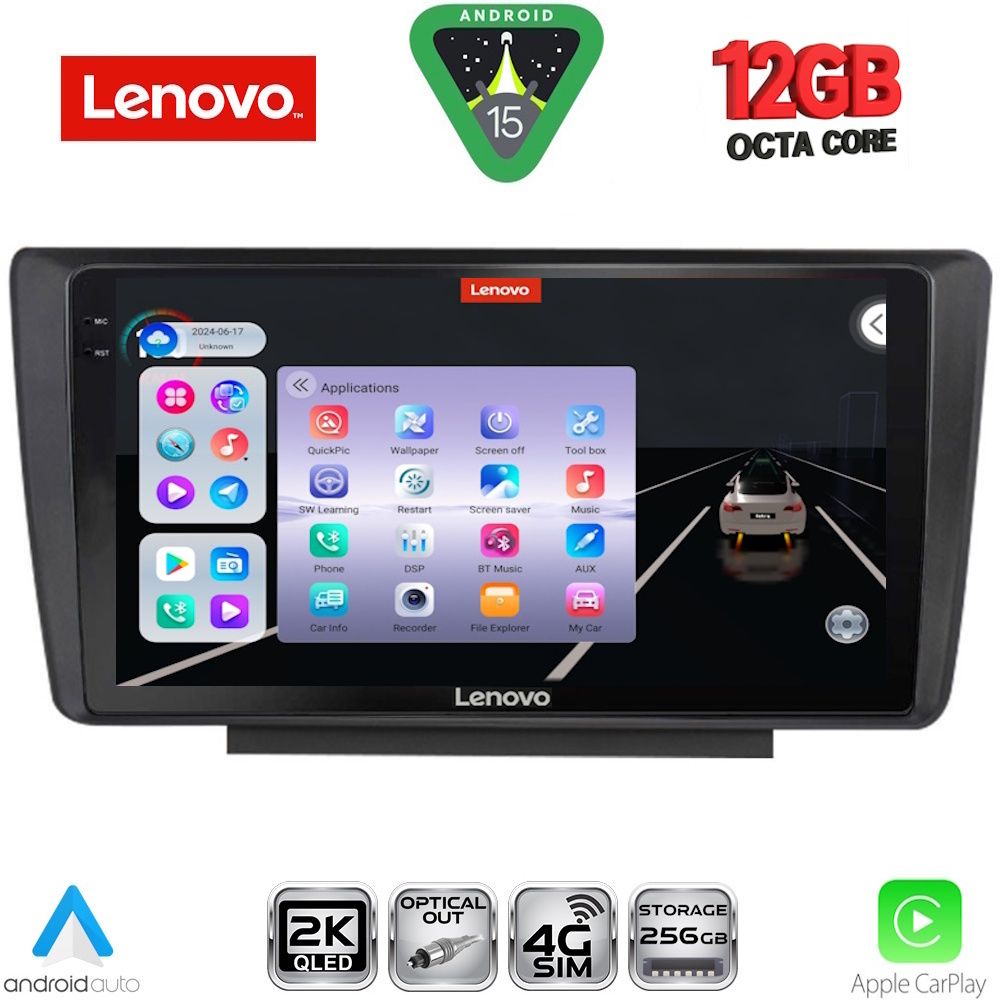 SSZ12594_15 LENOVO SSZ 12594_CPA (9inc) MULTIMEDIA TABLET for SKODA OCTAVIA 5 mod. 2005-2012 - Image 1
