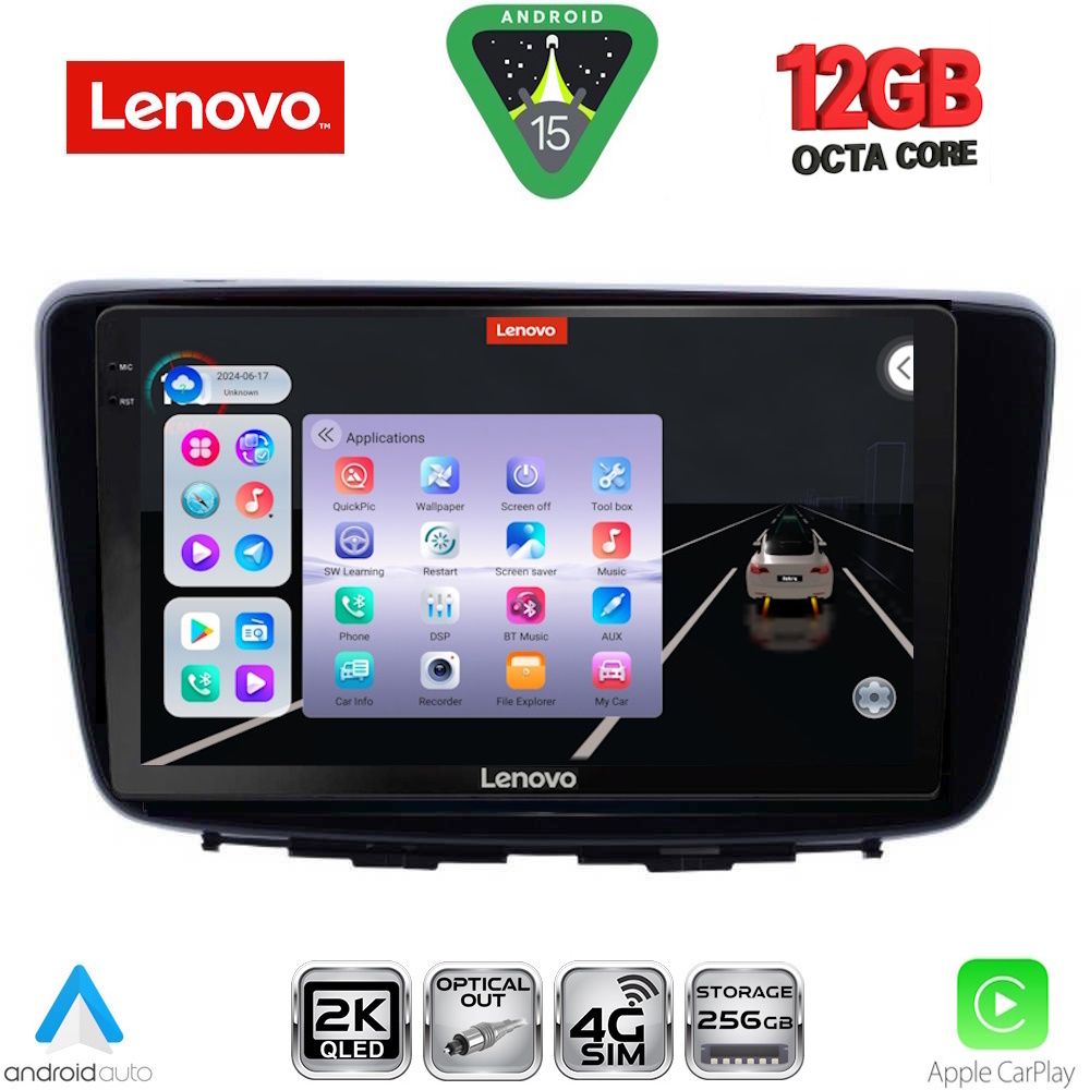SSZ12672_15 LENOVO SSZ 12672_CPA (9inc) MULTIMEDIA TABLET for SUZUKI BALENO mod. 2016-2022 - Image 1