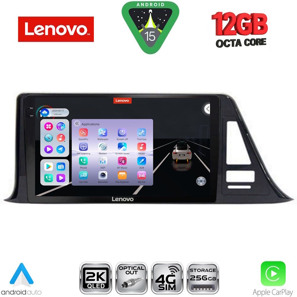 SSZ12709_15 LENOVO SSZ 12709_CPA (9inc) MULTIMEDIA TABLET for TOYOTA CH-R mod. 2017-2023 - Image 1