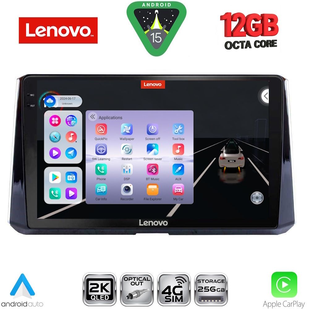 SSZ12716_15 LENOVO SSZ 12716_CPA (10inc) MULTIMEDIA TABLET for TOYOTA COROLLA mod. 2019-2026 - Image 1