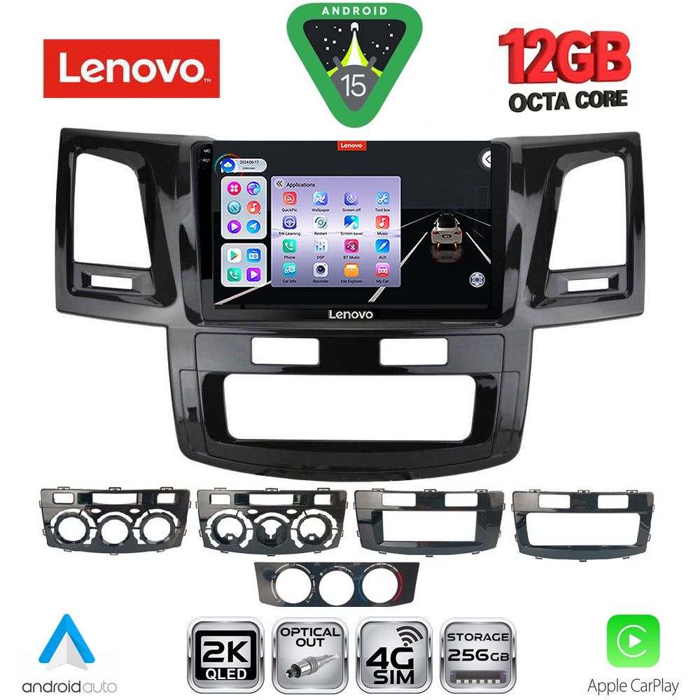 SSZ12720n_15_ LENOVO SSZ 12720_CPA (9inc) MULTIMEDIA TABLET for TOYOTA HILUX mod. 2005-2016 - Image 1