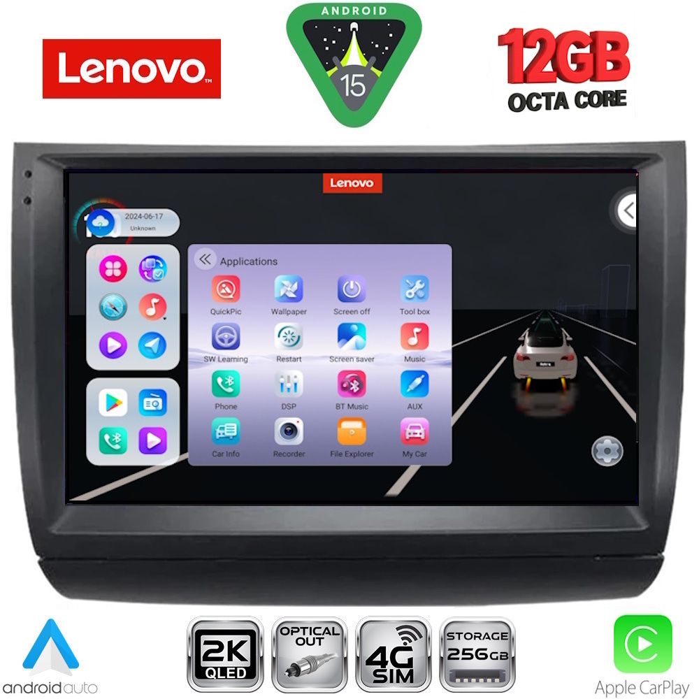SSZ12728_15 LENOVO SSZ 12728_CPA (9inc) MULTIMEDIA TABLET for TOYOTA PRIUS mod. 2003-2009 - Image 1
