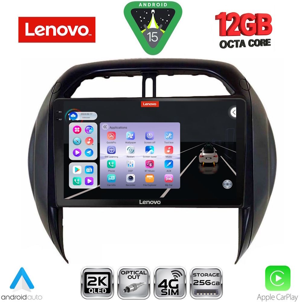 SSZ12730CL_15 LENOVO SSZ 12730_CPA CLIMA (9inc) MULTIMEDIA TABLET for TOYOTA RAV 4 mod. 2000-2006 - Image 1