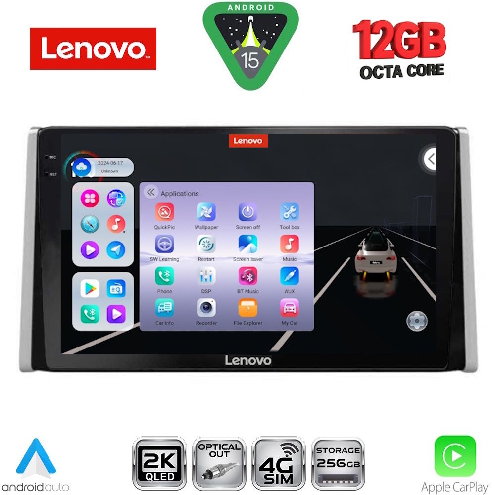 SSZ12734_15 LENOVO SSZ 12734_CPA (10inc) MULTIMEDIA TABLET for TOYOTA RAV 4 mod. 2019-2025 - Image 1