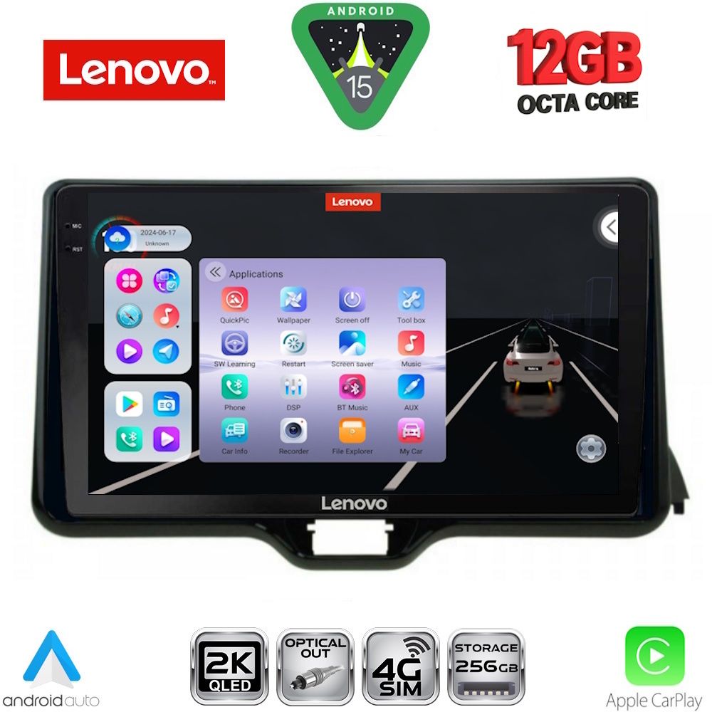 SSZ12738_15 LENOVO SSZ 12738_CPA (10inc) MULTIMEDIA TABLET for TOYOTA YARIS mod. 2020-2026 - MAZDA 2 mod. 2023-2026 - Image 1