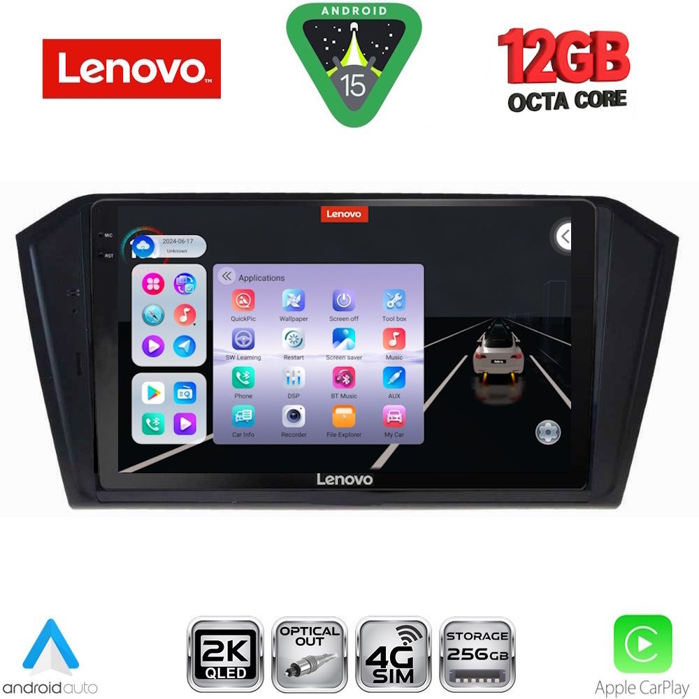 SSZ12750_15 LENOVO SSZ 12750_CPA (10inc) MULTIMEDIA TABLET for VW PASSAT mod. 2016-2023 - Image 1