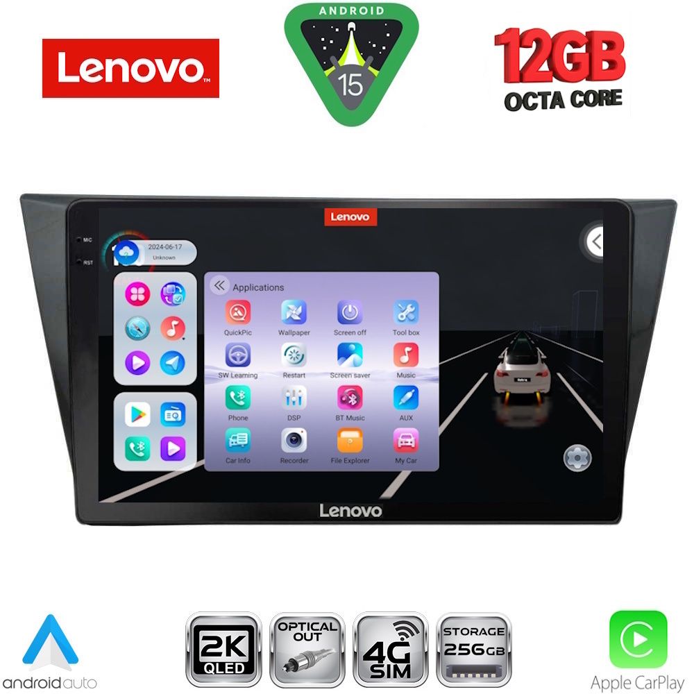 SSZ12761_15 LENOVO SSZ 12761_CPA (10inc) MULTIMEDIA TABLET for VW TIGUAN mod. 2016-2024 - Image 1