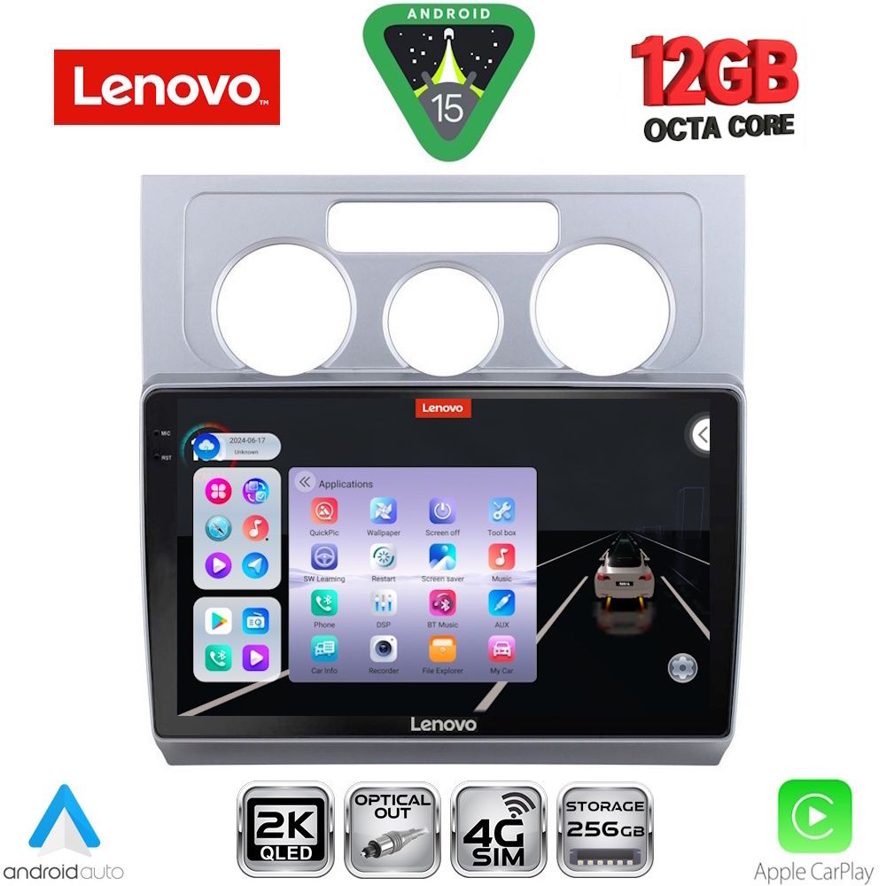 SSZ12767AC_15 LENOVO SSZ 12767_CPA A/C (10inc) MULTIMEDIA TABLET for VW TOURAN mod. 2003-2010 - Image 1