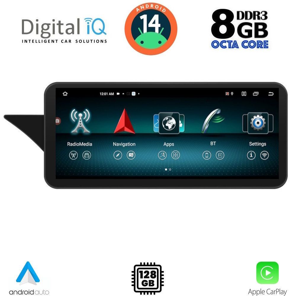 TOP19991-14 DIGITAL IQ TOP 17991_CPA (12.3inc) (NTG 4) MULTIMEDIA SYSTEM for MERCEDES E (W212) mod. 2009-2012 - Image 1