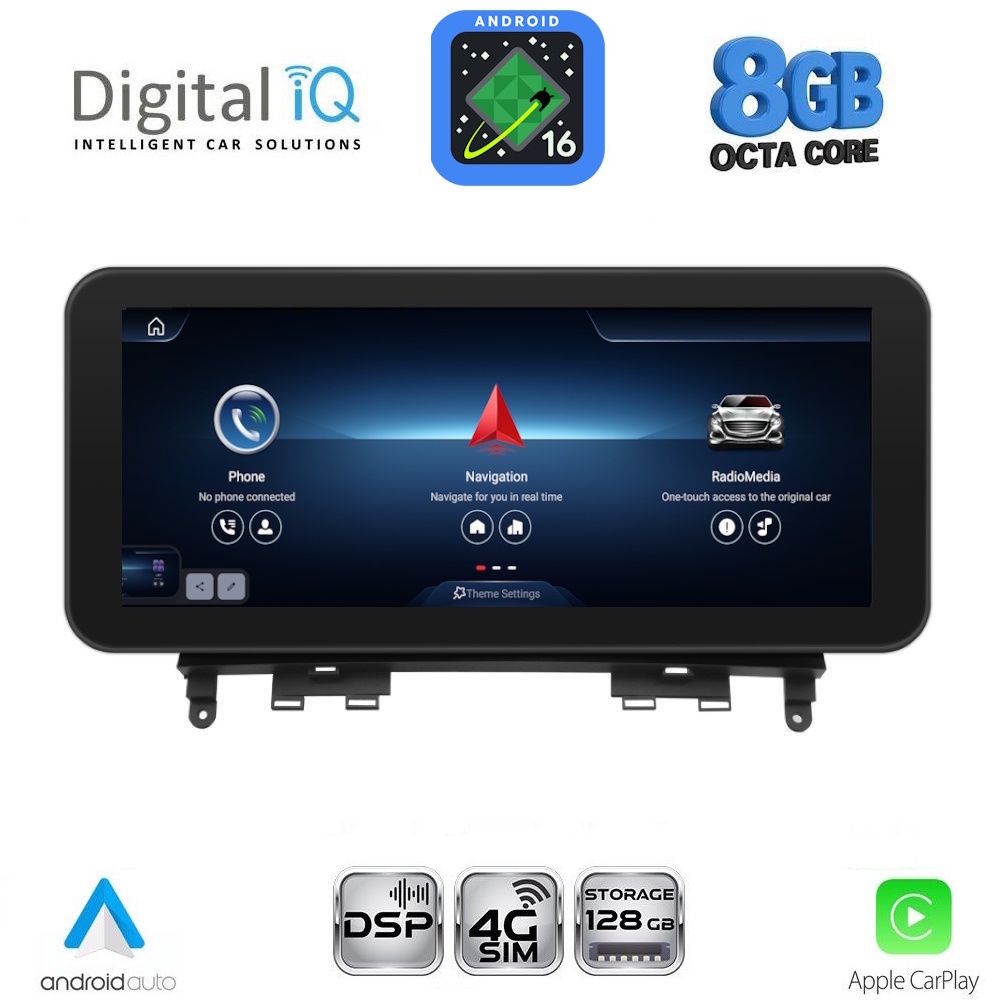 TPK16984-16 DIGITAL IQ TPK 16984_CPA (10.25'') MULTIMEDIA SYSTEM for MERCEDES C (W204) mod. 2007-2011 - Image 1