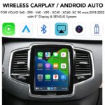 DIGITAL IQ VL 510F CPA (WIRELESS CARPLAY / ANDROID AUTO BOX for VOLVO V90 – S90 – XC40 - XC60 -XC90 mod. 2017-2022 for 9" Display)