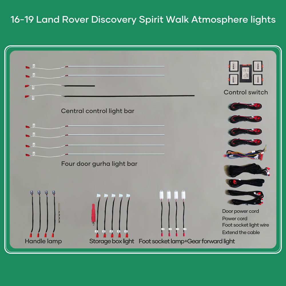 16-19_LAND_ROVER_DISCOVERY_21L_01 DIQ AMBIENT LR DISCOVERY L462 mod. 2017+ (Digital iQ Ambient Light for LAND ROVER DISCOVERY mod. 2017+ with 19 Lights) - Image 1