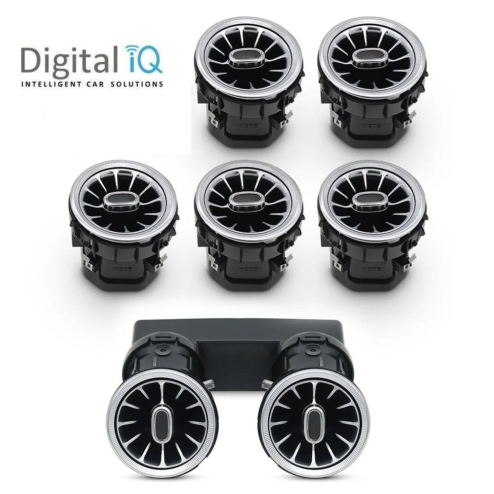 BENZ-CW205 DIQ AMBIENT 8176 GS - AIRVENTS BENZ A-CLA-GLA mod. 2019> (Digital iQ Turbine Air Vent Ambient Light Kit for MERCEDES A - CLA - GLA mod. 2019>) - Image 1