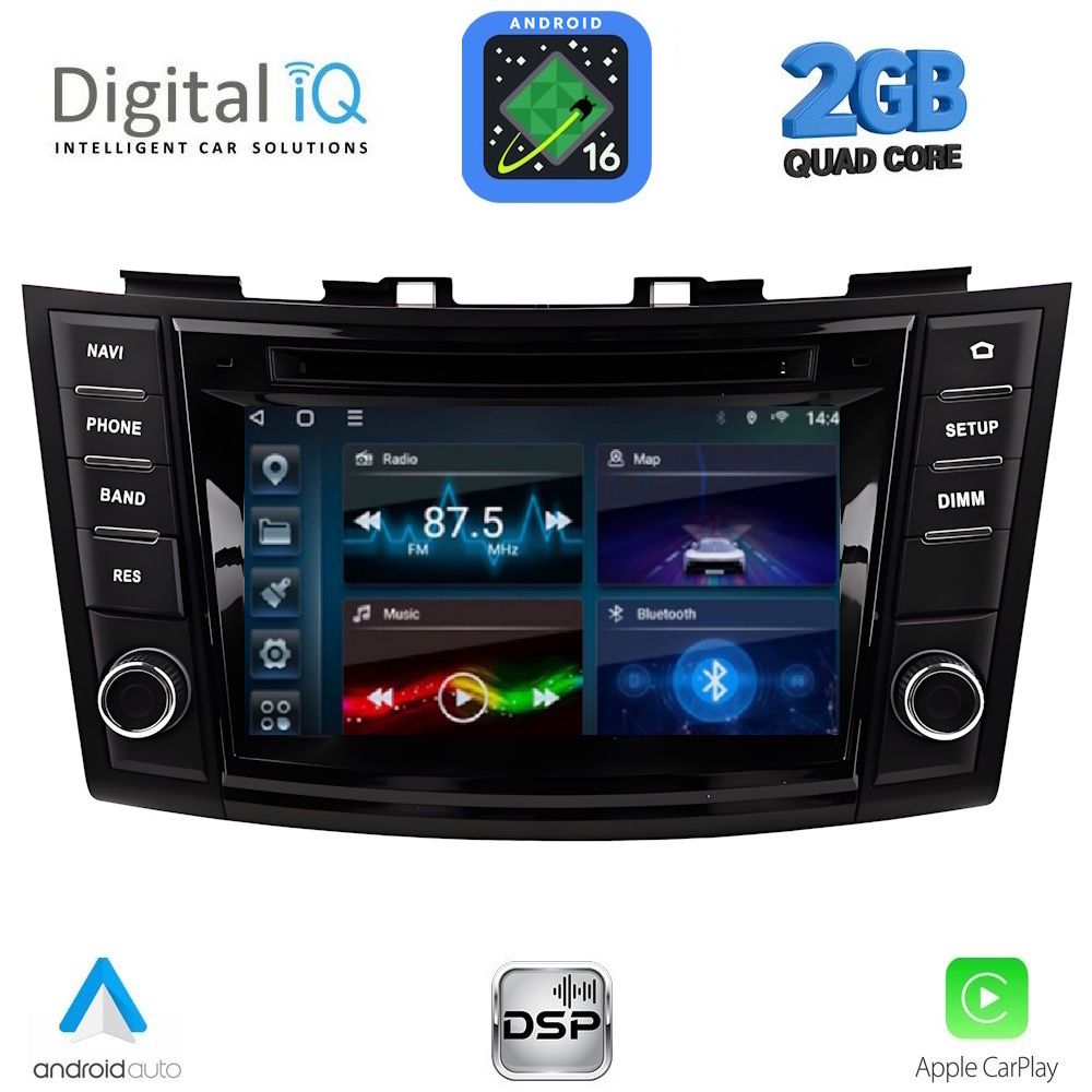 BLD277-16 DIGITAL IQ BLD 277_CPA (7" DECK) MULTIMEDIA for SUZUKI SWIFT mod. 2011-2016 - Image 1