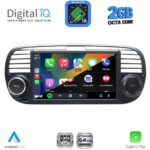 DIGITAL IQ BLE 365BL_CPA (7" DECK) MULTIMEDIA SYSTEM for FIAT 500 mod. 2007-2015 (BLACK) - Image 2