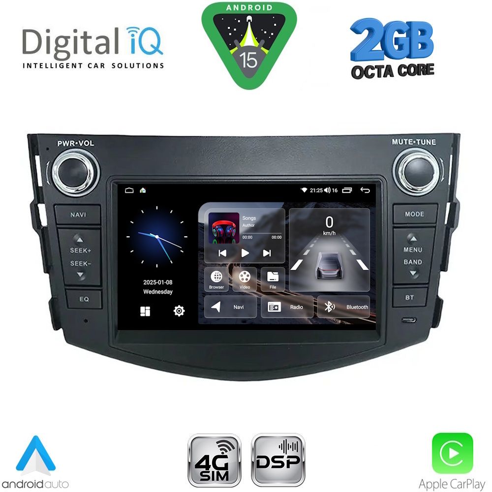 BLF317_15 DIGITAL IQ BLF 317_CPA (7" DECK) MULTIMEDIA OEM for TOYOTA RAV 4 mod. 2006-2012 - Image 1
