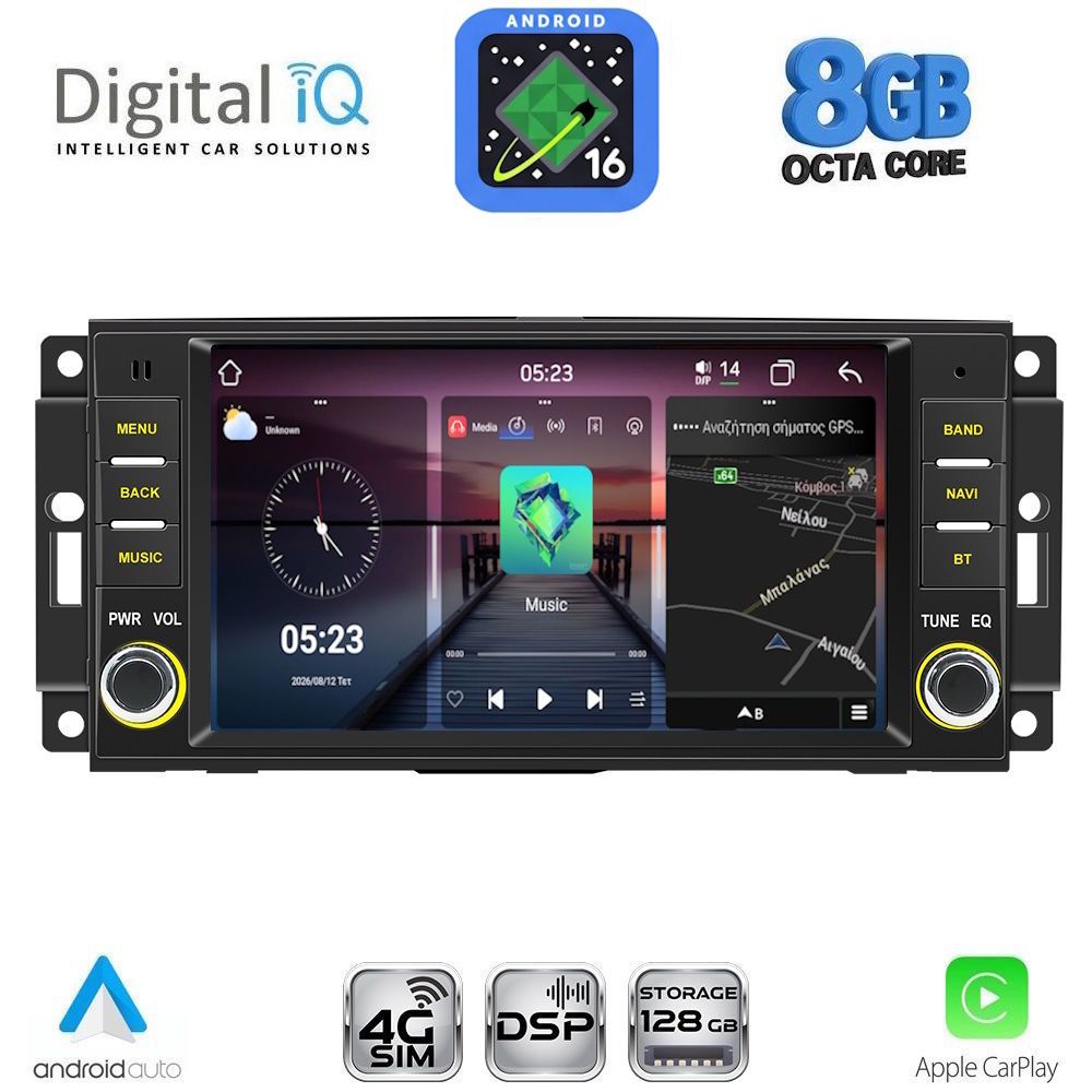 BLM524-16 DIGITAL IQ BLM 524_CPA (7" DECK) MULTIMEDIA OEM for JEEP ALL mod. 2005-2018 - Image 1