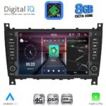 DIGITAL IQ BLM 593_CPA (7" DECK) MULTIMEDIA OEM for MERCEDES C W203 – CLK W209 mod. 2004-2008