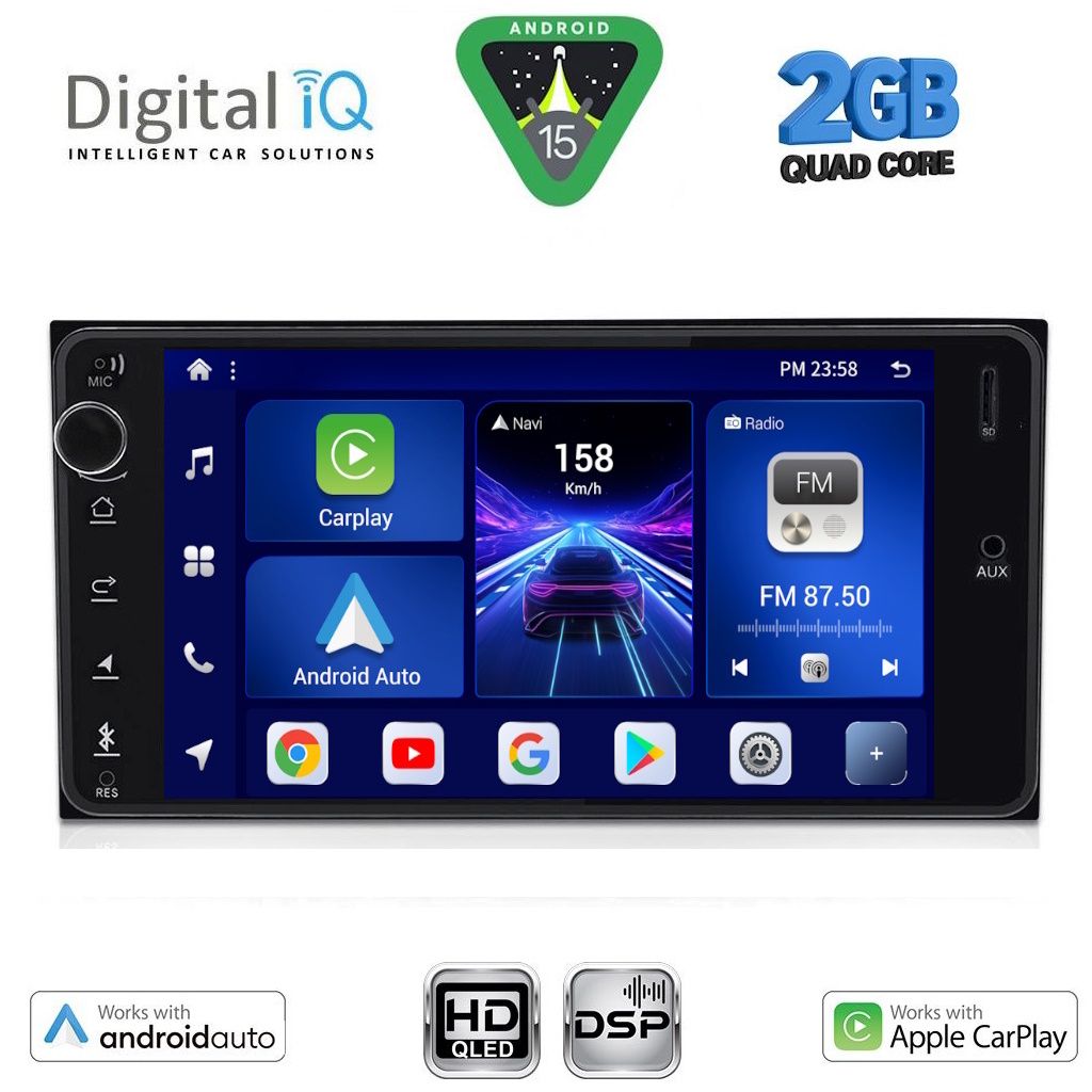 BXC262-15 DIGITAL IQ BXC 262_CPAA (7''_DECK) MULTIMEDIA for TOYOTA ALL (200mm) - Image 1