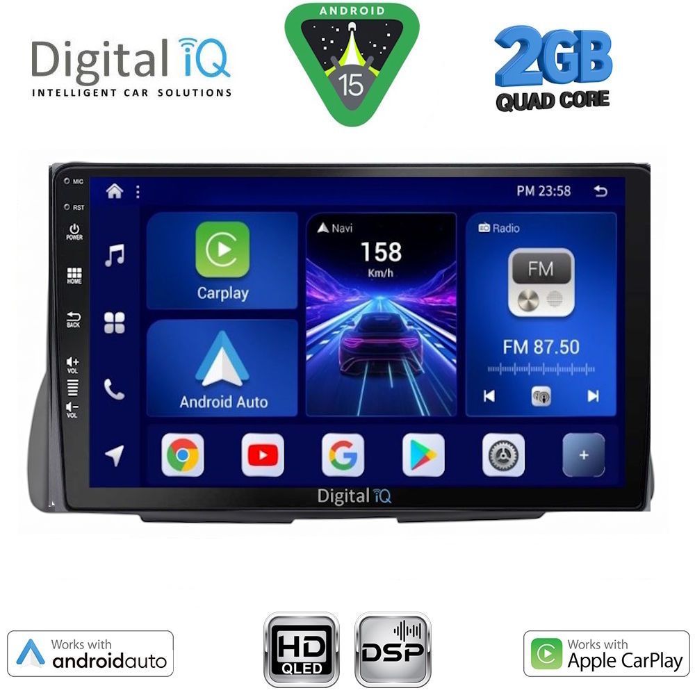 BXC3090_15 DIGITAL IQ BXC 3090_CPAA (9inc) MULTIMEDIA TABLET for CITROEN C2 mod. 2003-2009 - Image 1