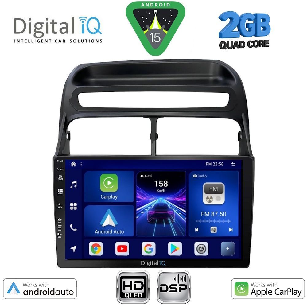 BXC3129_15 DIGITAL IQ BXC 3129_CPAA (9inc) MULTIMEDIA TABLET for FIAT LINEA mod. 2007-2011 - Image 1
