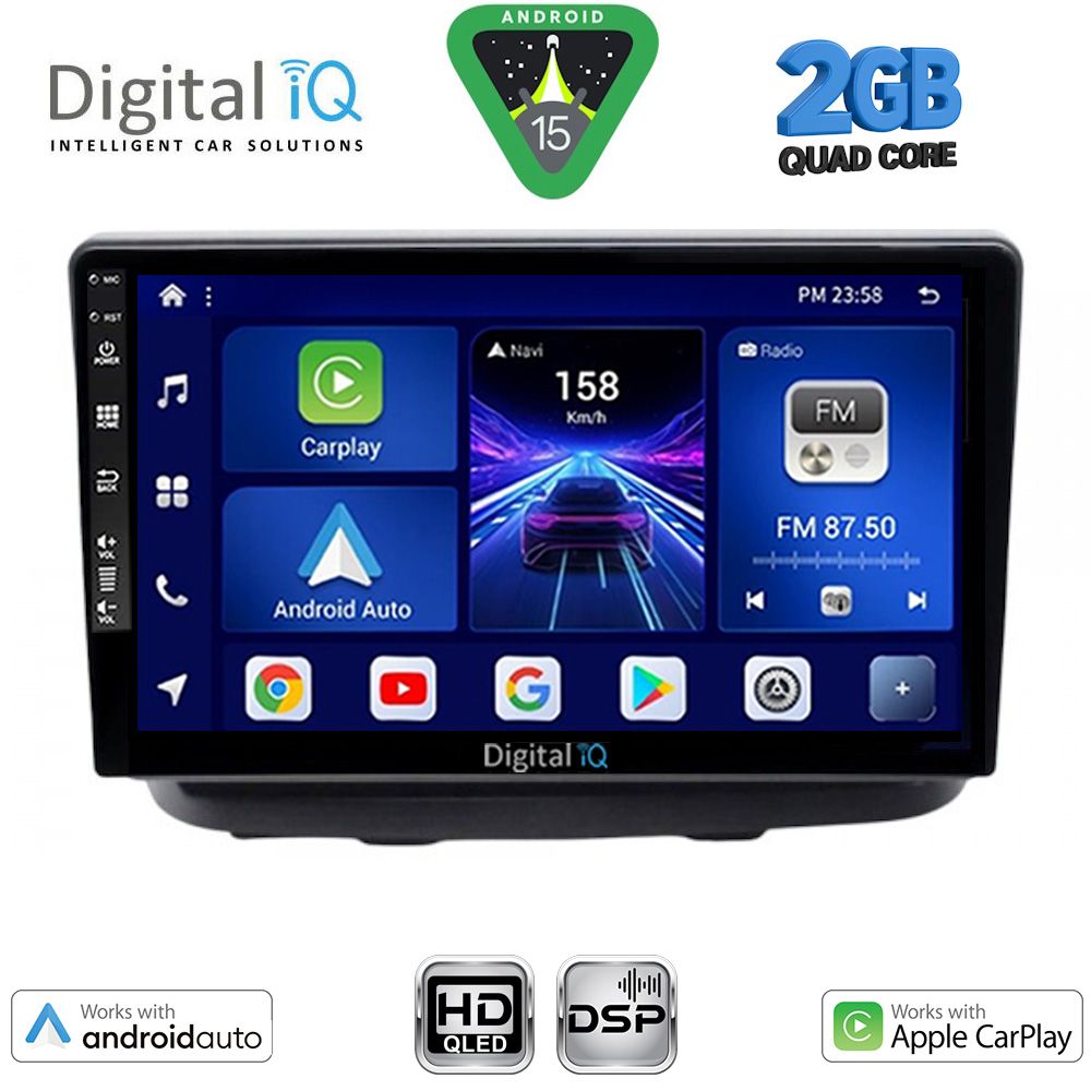 BXC3135_15 DIGITAL IQ BXC 3135_CPAA (10inc) MULTIMEDIA TABLET for FIAT DOBLO mod. 2002-2009 - Image 1