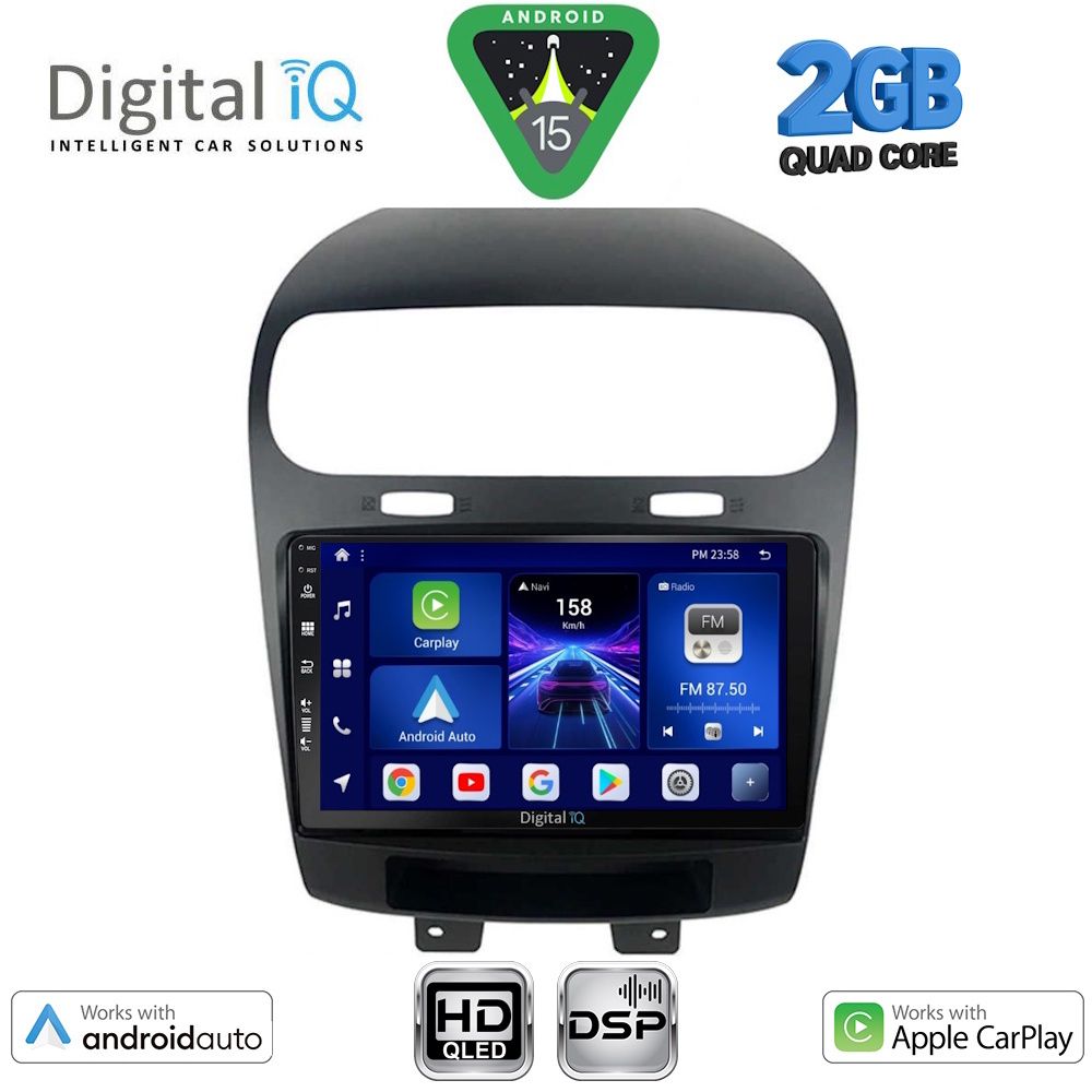 BXC3144_15 DIGITAL IQ BXC 3144_CPAA (9inc) MULTIMEDIA TABLET for FIAT FREEMONT mod. 2008-2020 - Image 1