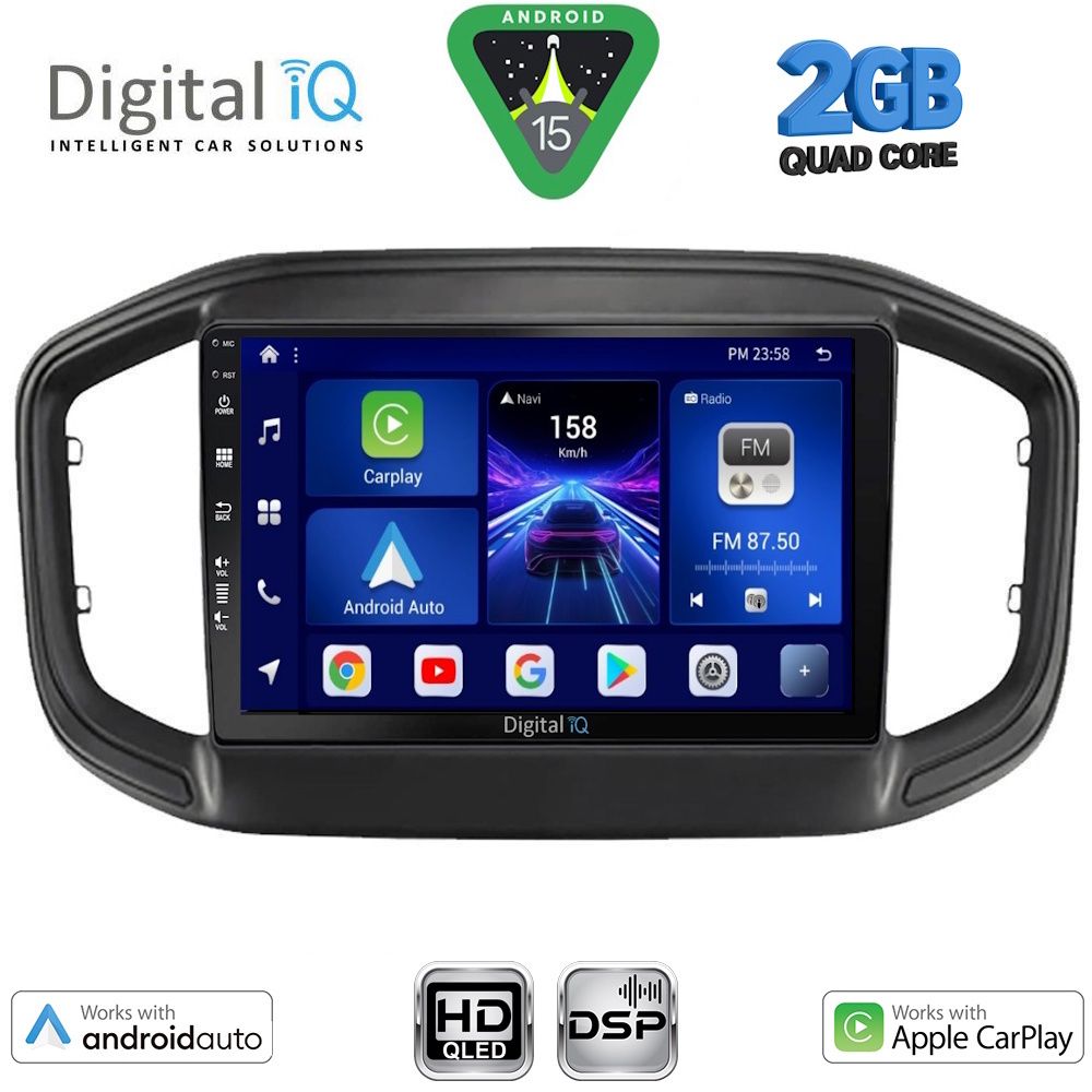 BXC3147_15 DIGITAL IQ BXC 3147_CPAA (9inc) MULTIMEDIA TABLET for FIAT STRADA mod. 2020-2026 - Image 1
