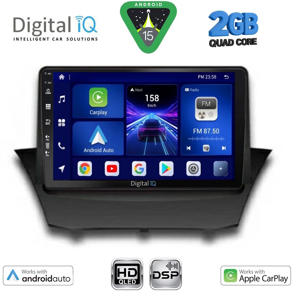BXC3154_15 DIGITAL IQ BXC 3154A_CPAA (9inc) MULTIMEDIA TABLET for FORD FIESTA mod. 2008-2017 - Image 1