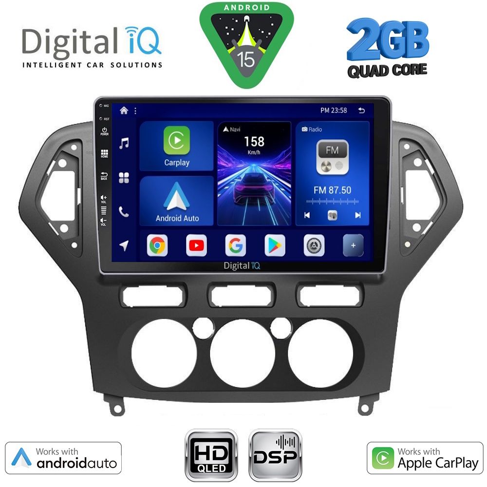BXC3162AC_15 DIGITAL IQ BXC 3162AC_CPAA (10inc) MULTIMEDIA TABLET for FORD MONDEO mod. 2007-2011 - Image 1