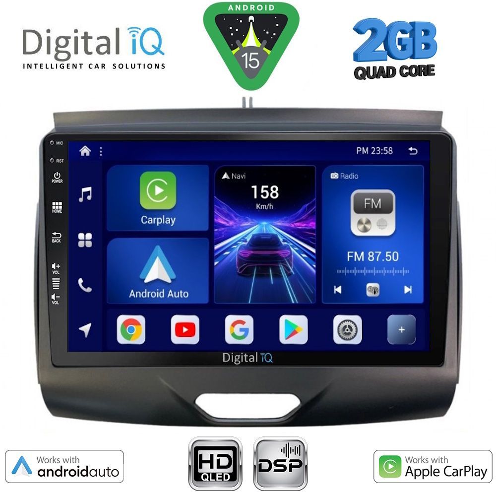 BXC3172_15_ DIGITAL IQ BXC 3172B_CPAA (9inc) MULTIMEDIA TABLET for FORD RANGER mod. 2015-2018 - Image 1