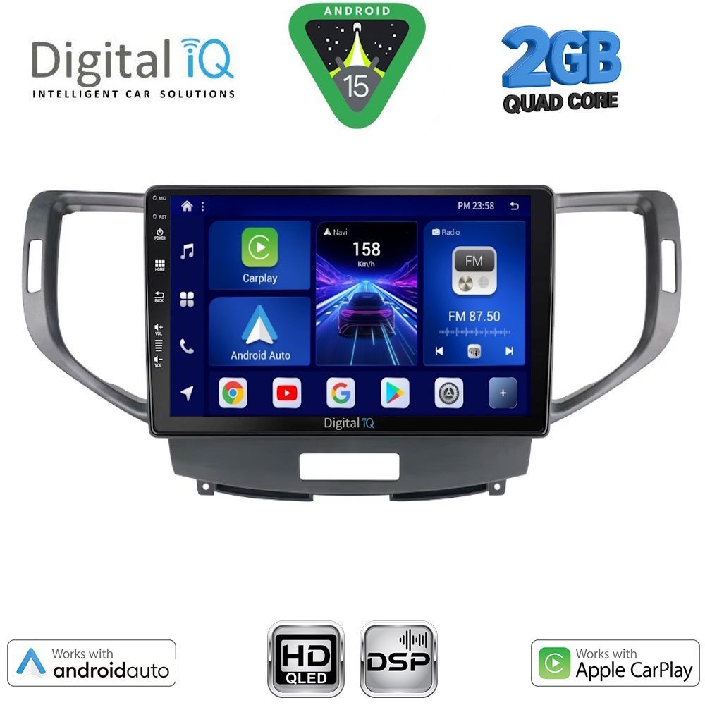 BXC3183_15 DIGITAL IQ BXC 3183_CPAA (9inc) MULTIMEDIA TABLET for HONDA ACCORD mod. 2008-2013 - Image 1
